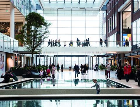 city square at hoog catharijne shopping centre in utrecht photo alfred cormback