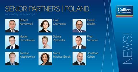 colliers awards new senior partner status to polish management