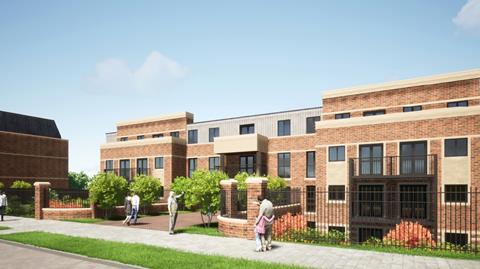 A rendering of the site
