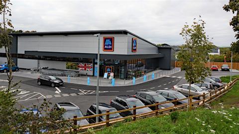 The Aldi in Weymouth