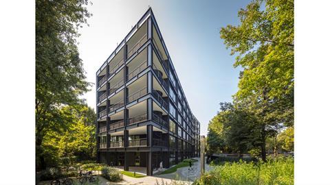 The Class A Grasblau office building