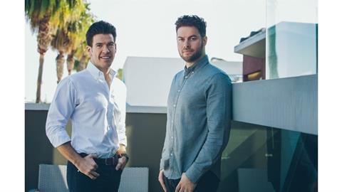 Brendan Wallace (left) and Brad Greiwe, co-founders and managing partners of Fifth Wall