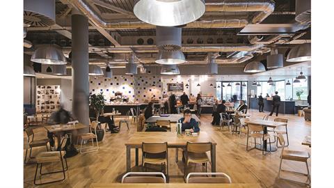 WeWork Moorgate office in London