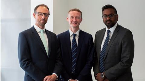 Adam Pappini, Tom Marshall and Hari Sothinathan, who joined earlier this year