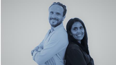 Christophe Garnier and Ginger Dhaliwal of Upflex