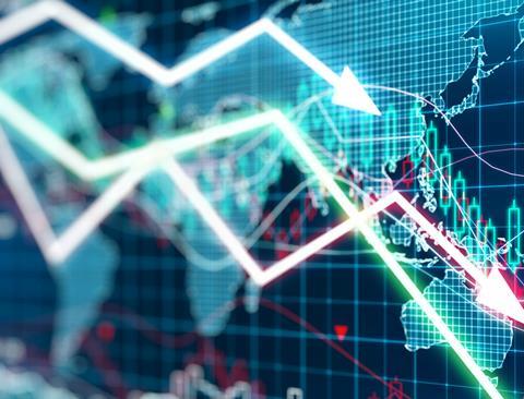 website financial markets graph lines cropped