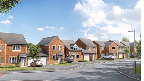 Some of the delivered houses