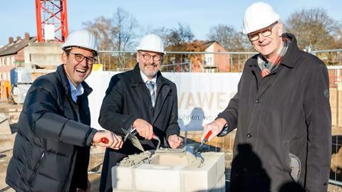 Foundation stone for Majolika