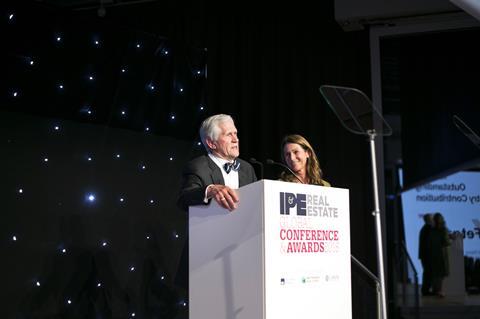 Jim Fetgatter, CEO of AFIRE, wins Outstanding Contribution Award at the IPE Real Estate Awards 2018