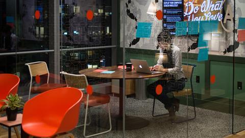 WeWork has grown from 600 to 45,000 members in London in five years.