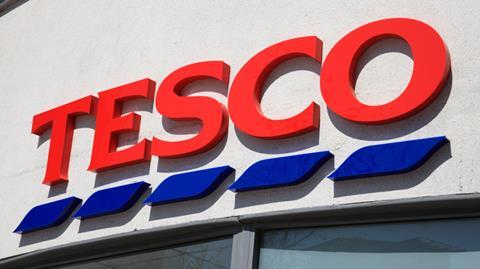 Tesco sign