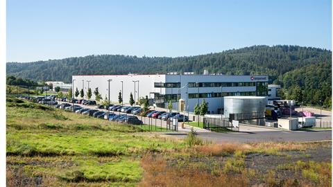 logistics building in Schlitz near the city of Fulda