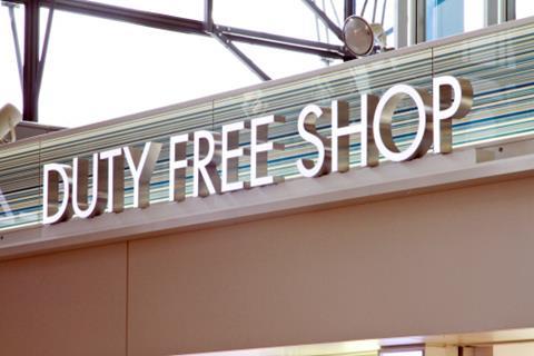 duty free shop sign