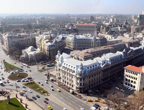 bucharest skyline