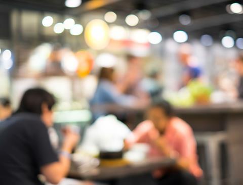 food court blurred rs