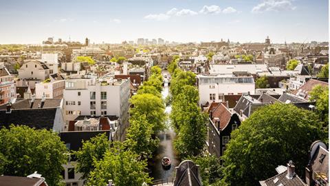 Amsterdam skyline