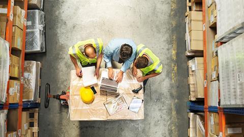 warehouse workers