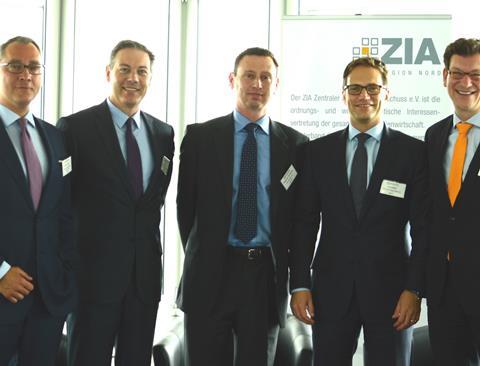 the panel at the propertyeu european outlook investment briefing held in hamburg