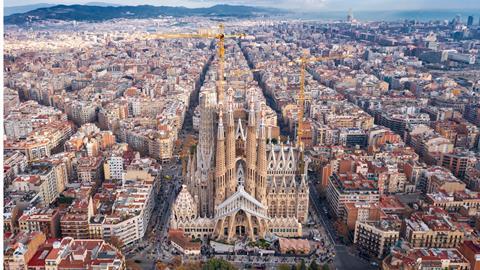 Barcelona skyline