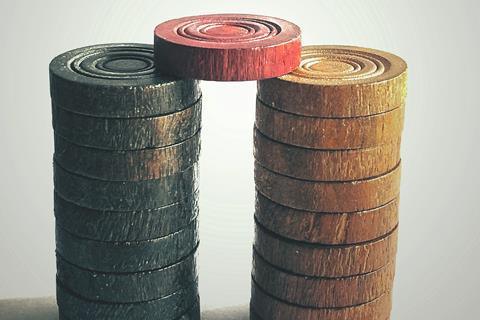 Draughts pieces