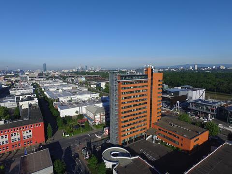 a bird s eye view of the bicc business center in frankfurt