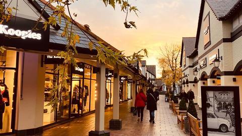 mall sunset